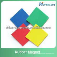 colorful magnetic rubber magnet sheet with 0.3mm thickness